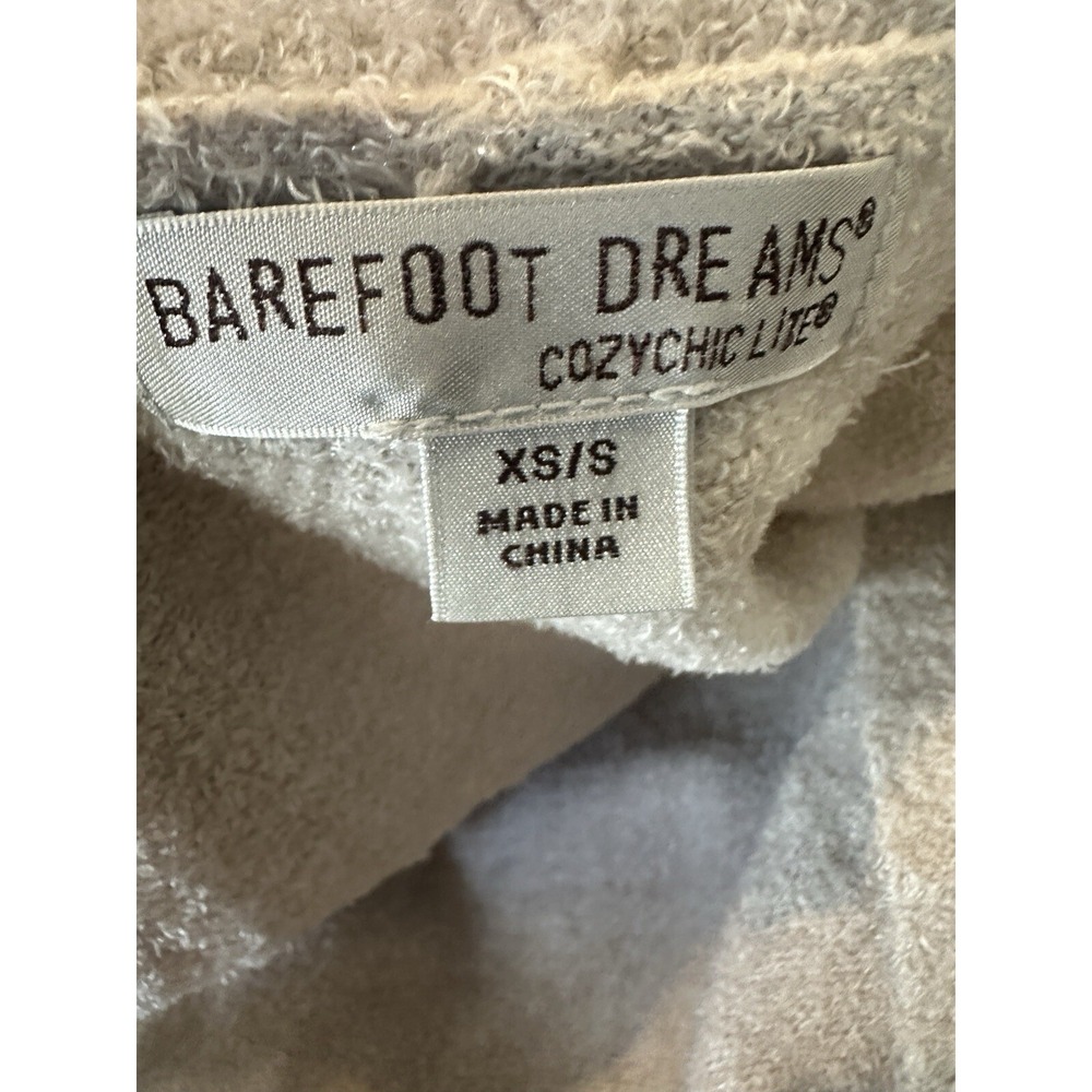 Barefoot Dreams CozyChic Lite Circle Cardigan Cream Open Front Womens XS/S 452 - Picture 8 of 10
